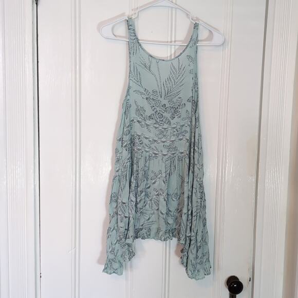 Free People Floral Trapeze Tunic - Picture 2 of 5